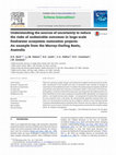 Research paper thumbnail of Understanding the sources of uncertainty to reduce the risks of undesirable outcomes in large-scale freshwater ecosystem restoration projects: An example from the Murray–Darling Basin, Australia