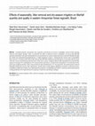 Research paper thumbnail of Effects of seasonality, litter removal and dry-season irrigation on litterfall quantity and quality in eastern Amazonian forest regrowth, Brazil