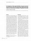 Research paper thumbnail of Investigation of wild caught whitefish, Coregonus lavaretus (L.), for infection with viral haemorrhagic septicaemia virus (VHSV) and experimental challenge of whitefish with VHSV