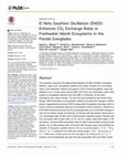 Research paper thumbnail of El Niño Southern Oscillation (ENSO) Enhances CO2 Exchange Rates in Freshwater Marsh Ecosystems in the Florida Everglades