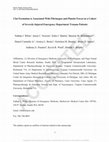 Research paper thumbnail of Clot Formation is Associated With Fibrinogen and Platelet Forces in a Cohort of Severely-Injured Emergency Department Trauma Patients