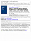 Research paper thumbnail of Synthesis of Mullite from Laboratory Waste Silica through Transferred Arc Plasma Processing Method