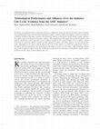 Research paper thumbnail of Technological Performance and Alliances Over the Industry Life Cycle: Evidence from the ASIC Industry