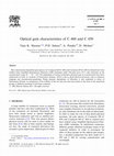 Research paper thumbnail of Optical gain characteristics of C 460 and C 450