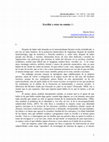 Research paper thumbnail of Escribir y estar en común