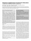 Research paper thumbnail of Vitamin D as Supplementary Treatment for Tuberculosis A Double-blind, Randomized, Placebo-controlled Trial