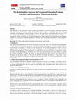 Research paper thumbnail of The Relationships Between the Vocational Education Training Providers and Enterprises: Theory and Practice