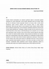 Research paper thumbnail of Birinci Dünya Savaşı Dönemi Osmanlı Devleti'nde Tıp