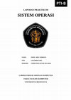 Research paper thumbnail of Laporan Praktikum Sistem Operasi - Fakultas Ilmu Komputer