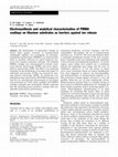 Research paper thumbnail of Electrosynthesis and analytical characterization of PMMA coatings on titanium substrates as barriers against ion release