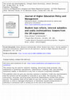 Research paper thumbnail of Student loan reform, interest subsidies and costly technicalities: lessons from the UK experience