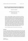 Research paper thumbnail of Effect of web assisted education supported by six thinking hats on students’ academic achievement in science and technology classes