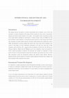 Research paper thumbnail of International and Southeast Asia Tourism Development