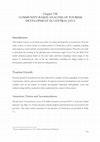 Research paper thumbnail of Chapter VII: COMMUNITY-BASED ANALYSIS OF TOURISM DEVELOPMENT IN CENTRAL JAVA