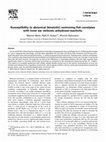 Research paper thumbnail of Susceptibility to abnormal (kinetotic) swimming fish correlates with inner ear carbonic anhydrase-reactivity