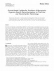 Research paper thumbnail of Ground-Based Facilities for Simulation of Microgravity: Organism-Specific Recommendations for Their Use, and Recommended Terminology