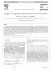 Research paper thumbnail of Insights on foam generation in porous media from pore-network studies