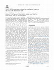 Research paper thumbnail of New U-Th/Pb constraints on timing of shearing and long-term slip-rate on the Karakorum fault