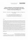 Research paper thumbnail of Palaeo-earthquake events during the late Early Palaeozoic in the central Tarim Basin (NW China): evidence from deep drilling cores