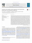 Research paper thumbnail of Variations in the inorganic carbon components in the thermal fronts during winter in the northeastern Arabian Sea