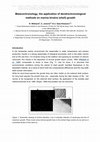 Research paper thumbnail of Malacochronology, the application of dendrochronological methods on marine bivalve (shell) growth