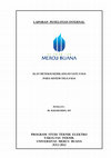 Research paper thumbnail of LAPORAN PENELITIAN INTERNAL ALAT DETEKSI KEHILANGAN SATU FASA PADA SISTEM TIGA FASA PROGRAM STUDI TEKNIK ELEKTRO FAKULTAS TEKNIK UNIVERSITAS MERCU BUANA JULI 2012