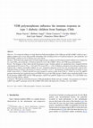 Research paper thumbnail of VDR polymorphisms influence the immune response in type 1 diabetic children from Santiago, Chile