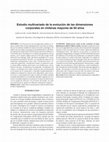 Research paper thumbnail of [Multivariate study of the evolution of body dimensions in elderly Chilean women]