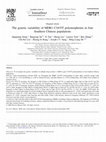 Research paper thumbnail of The genetic variability of MDR1 C3435T polymorphisms in four Southern Chinese populations