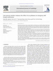 Research paper thumbnail of Cool and dry weather enhances the effects of air pollution on emergency IHD hospital admissions