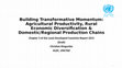 Research paper thumbnail of Building Transformative Momentum: Agricultural Productivity, Rural Economic Diversification & Domestic/Regional Production Chains: Chapter 3 of the Least Developed Countries Report 2015