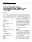 Research paper thumbnail of Functional analysis of novel KCNQ2 and KCNQ3 gene variants found in a large pedigree with benign familial neonatal convulsions (BFNC)