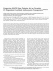 Research paper thumbnail of Grapevine MATE-type proteins act as vacuolar H+-dependent acylated anthocyanin transporters