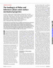 Research paper thumbnail of The landing(s) of Philae and inferences about comet surface mechanical properties