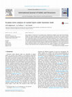 Research paper thumbnail of In-plane stress analysis of cracked layers under harmonic loads