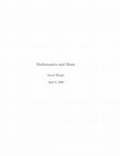 Research paper thumbnail of Mathematics and Music