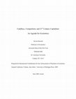 Research paper thumbnail of Catallaxy, Competition, and 21 st Century Capitalism: An Agenda for Economics