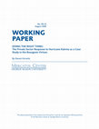 Research paper thumbnail of Doing the Right thing: the Private Sector Response to hurricane Katrina as a Case Study in the Bourgeois Virtues