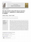 Research paper thumbnail of Size-class structure and growth traits of Anastatica hierochuntica L. populations as rainfall indicators in aridlands