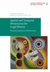 Research paper thumbnail of Spatial and Temporal Dimensions for Legal History. Research Experiences and Itineraries, M. MECCARELLI, J. SOLLA (eds.)