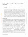 Research paper thumbnail of Evidence for Proton-Coupled Protein Transport through the Anthrax Toxin Channel