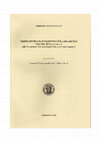 Research paper thumbnail of Metropolitans of Lacaedaimonia during the period 1760 - 1771. New data from the Archives of Ecumenical Patriarchate [in Greek]