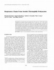 Research paper thumbnail of Respiratory Chains from Aerobic Thermophilic Prokaryotes