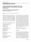 Research paper thumbnail of Copper incorporation into recombinant CotA laccase from Bacillus subtilis : characterization of fully copper loaded enzymes