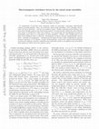 Research paper thumbnail of Electromagnetic turbulence driven by the mixed mode instability