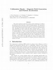 Research paper thumbnail of Collisionless Shocks -- Magnetic Field Generation and Particle Acceleration