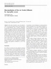 Research paper thumbnail of Bioremediation of Dyes in Textile Effluents by Aspergillus oryzae