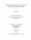 Research paper thumbnail of Cooling meat products in foodservice: Time, temperature, and growth of Clostridium perfringens ATCC 10388