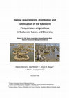 Research paper thumbnail of Habitat requirements, distribution and colonisation of the tubeworm Ficopomatus enigmaticus in the Lower Lakes and Coorong