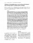 Research paper thumbnail of Influence of simulated snow cover on the cold tolerance and freezing injury of yellow-cedar seedlings